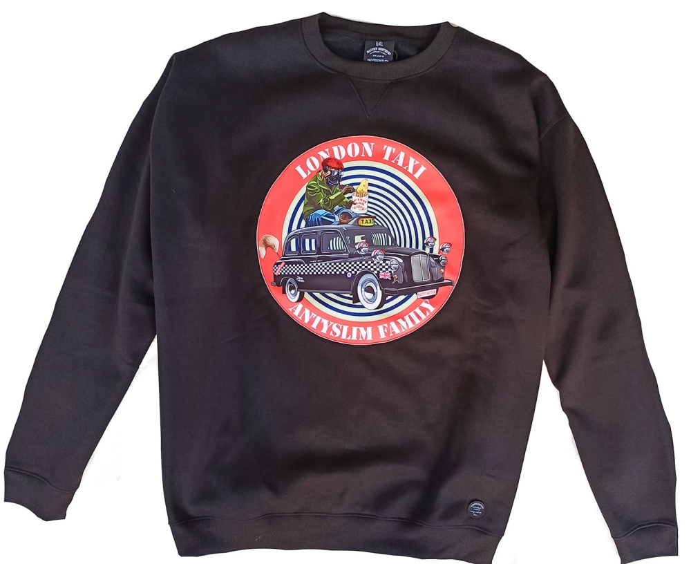 "London Taxi" bluza męska  regularny i duży rozmiar  
